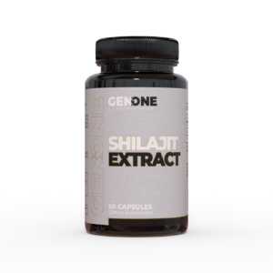 black Bottle of Shilajit from the brand GenOne
